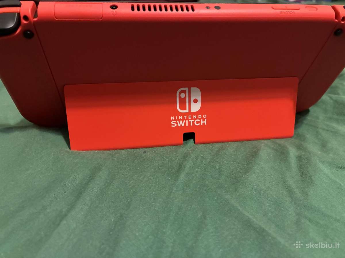 Nintendo switch oled mario red edition 64gb - nuotraukos Nr. 4