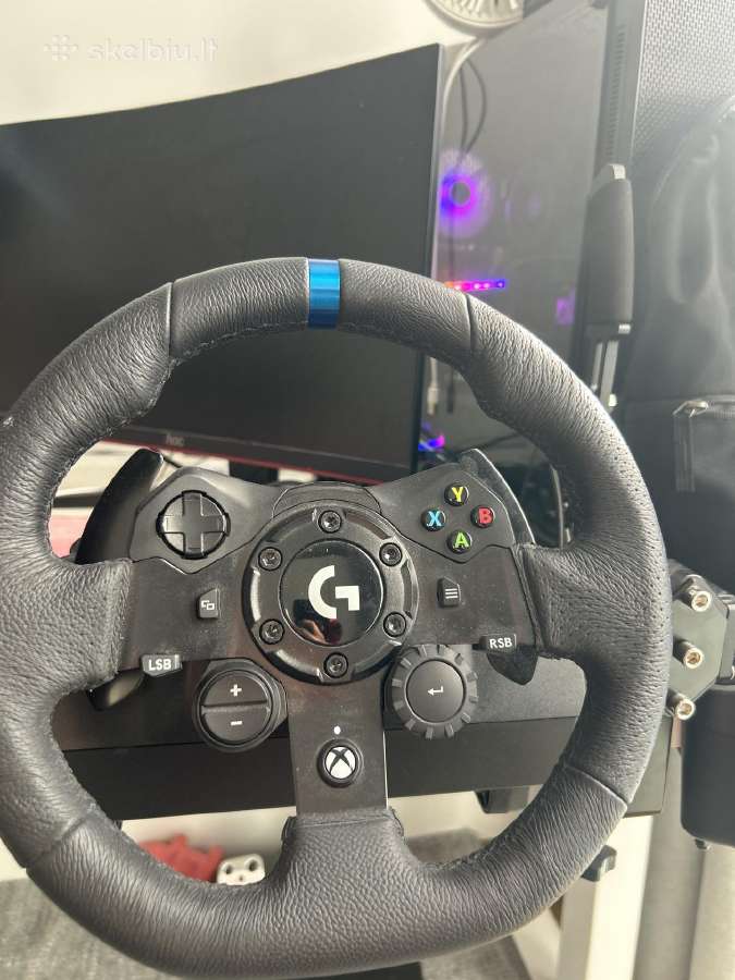 Logitech vairas su shifteriu ir e brake - nuotraukos Nr. 2