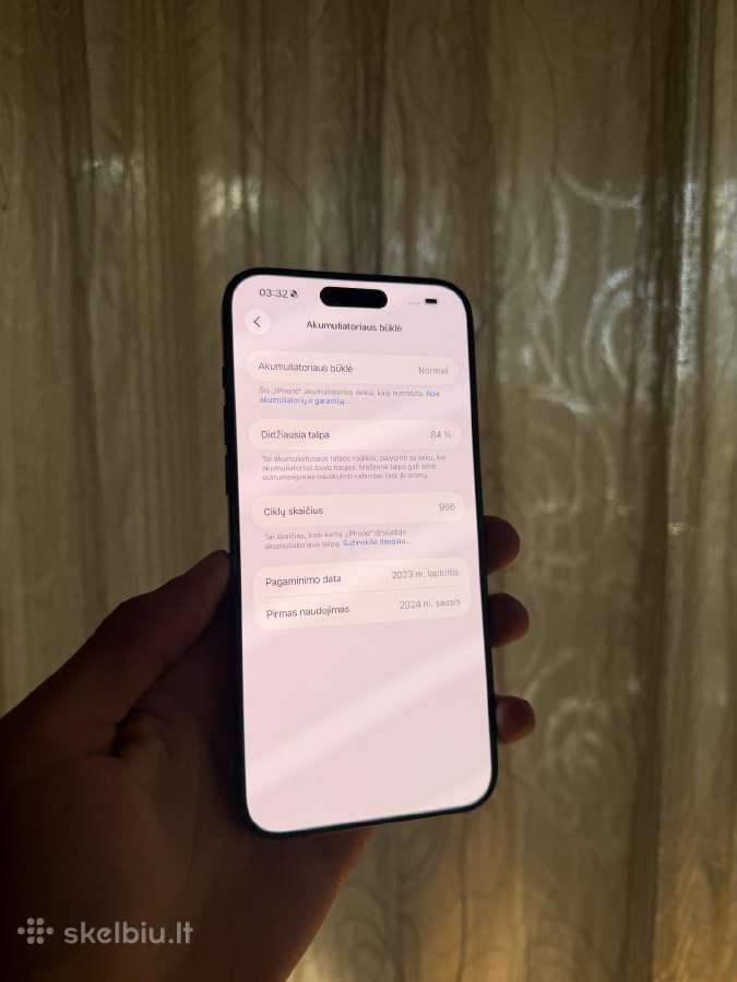 iPhone 15 Pro Max 256gb - nuotraukos Nr. 9