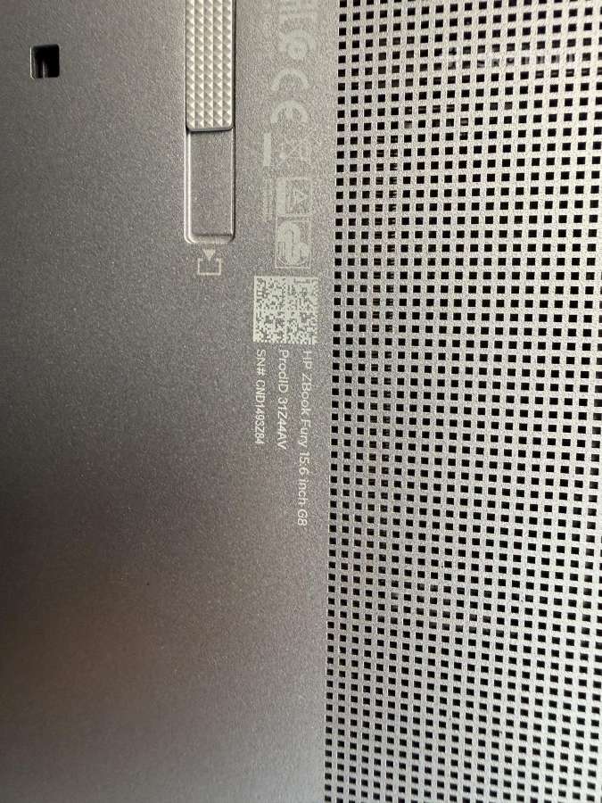 Parduodama mobili darbo stotis „Hp Zbook Fury 15.6 - nuotraukos Nr. 8