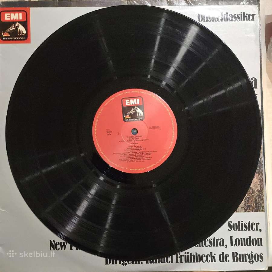 Carl Orff Carmina Burana Lp - nuotraukos Nr. 6