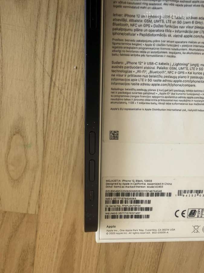 iPhone 12 128 GB mėlynas - nuotraukos Nr. 4