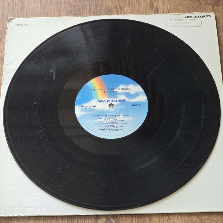 B.b. King Live at the Regal Lp Usa - nuotraukos Nr. 4
