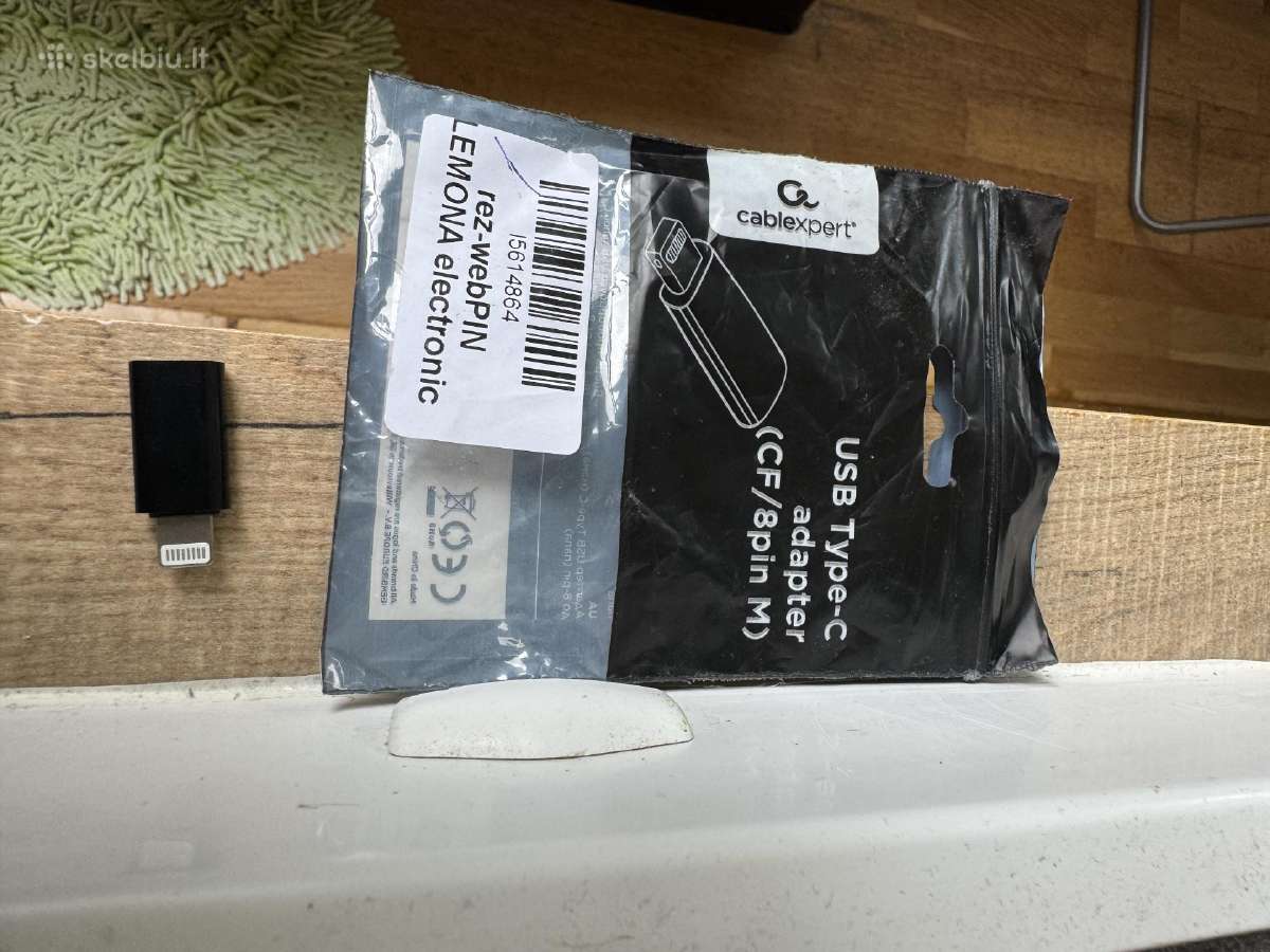 Gembird Usb Type-c adapteris į lighting - nuotraukos Nr. 2