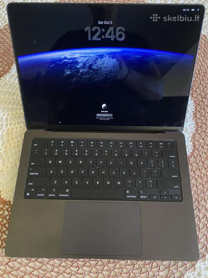 Puikios būklės Apple MacBook Pro 14 M3 Pro 2023 - nuotraukos Nr. 2