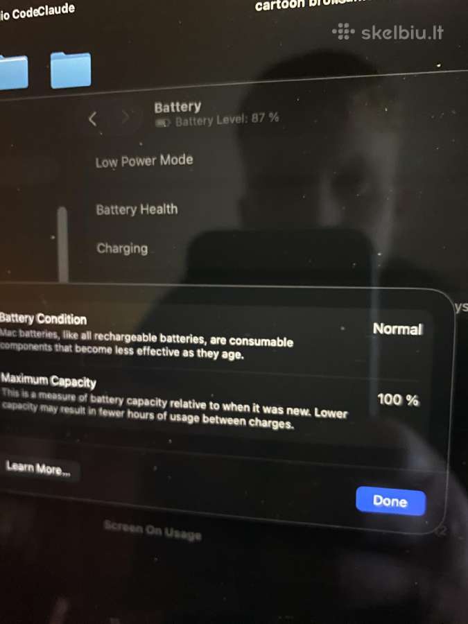 Puikios būklės Apple MacBook Pro 14 M3 Pro 2023 - nuotraukos Nr. 4