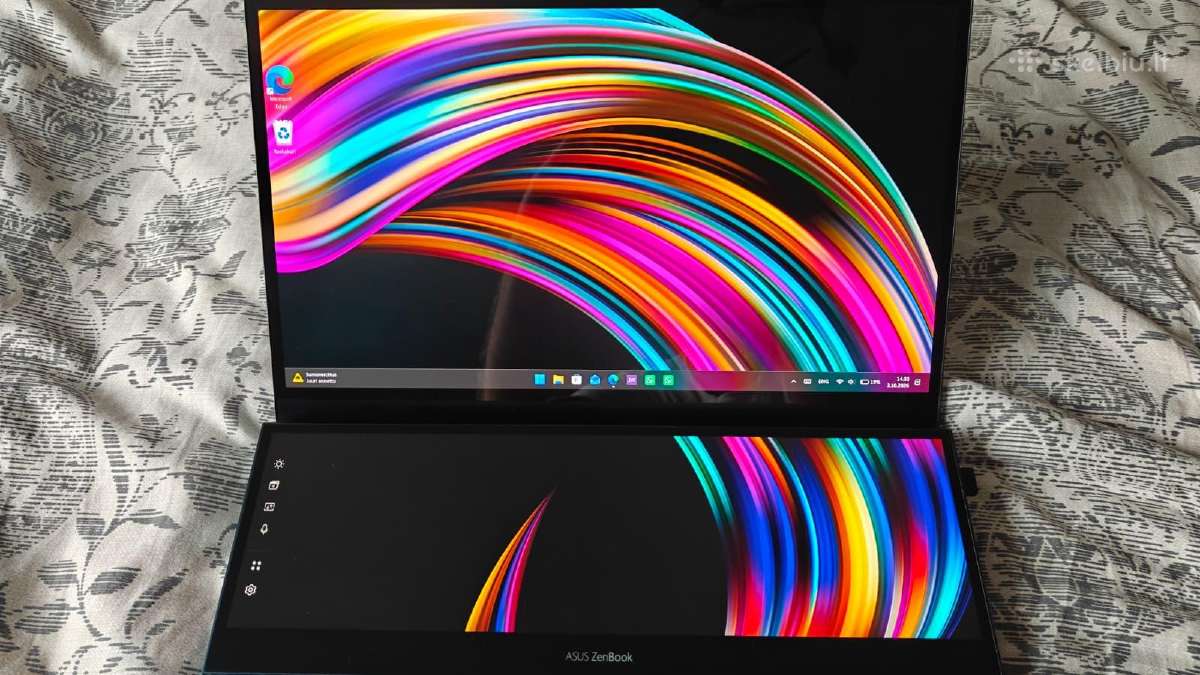 Asus Zenbook Pro Duo Ux581, 4k Oled touch screen - nuotraukos Nr. 3