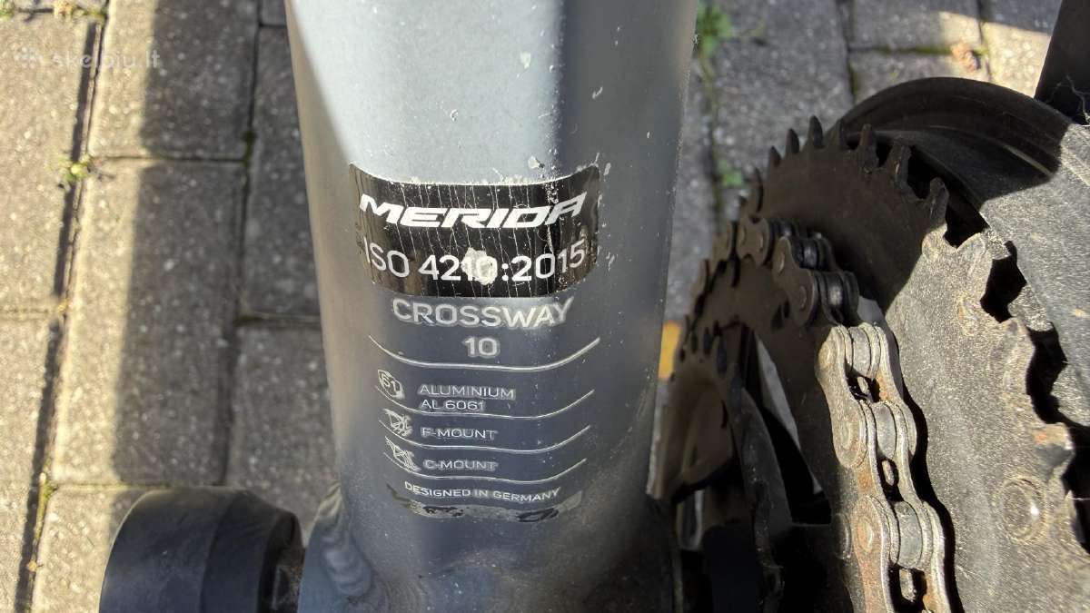Dviratis Merida Crossway 10 V - nuotraukos Nr. 9