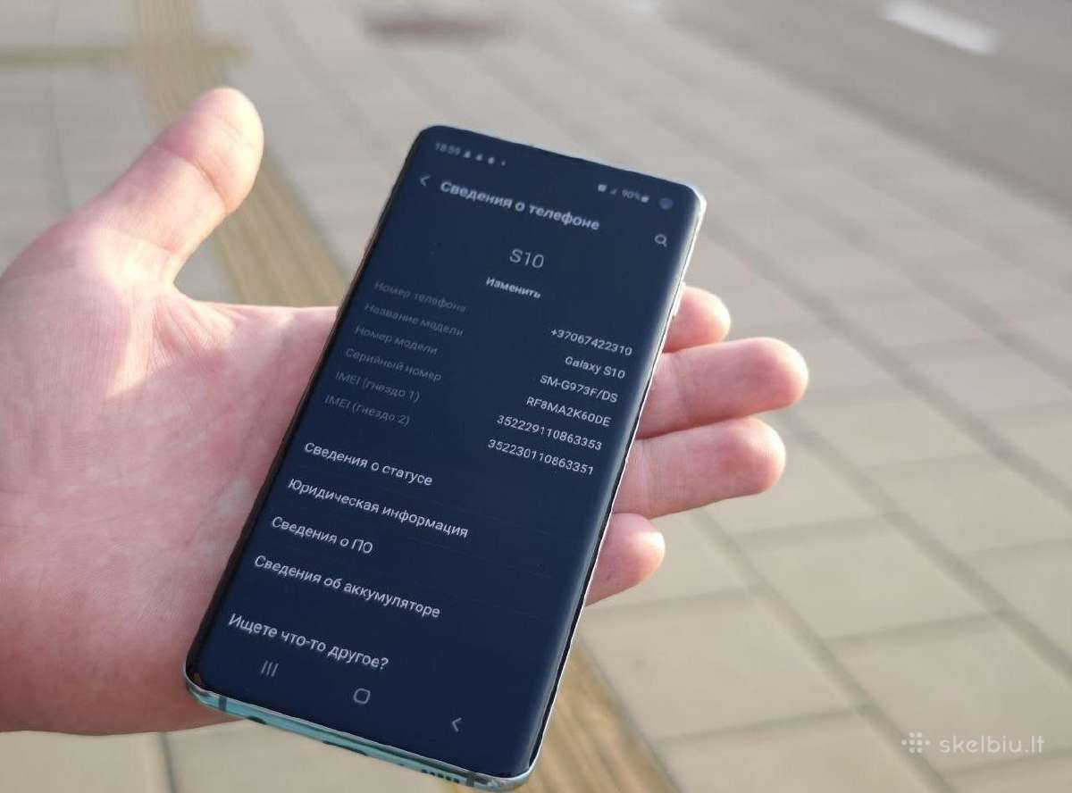 Samsung s 10 128gb - nuotraukos Nr. 2