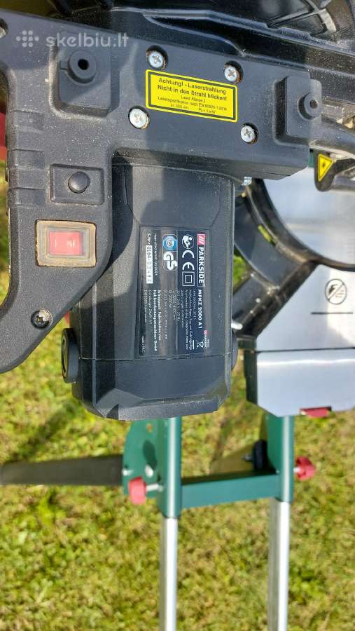 Elektrinės skersinio pjovimo staklės + stalas - nuotraukos Nr. 2