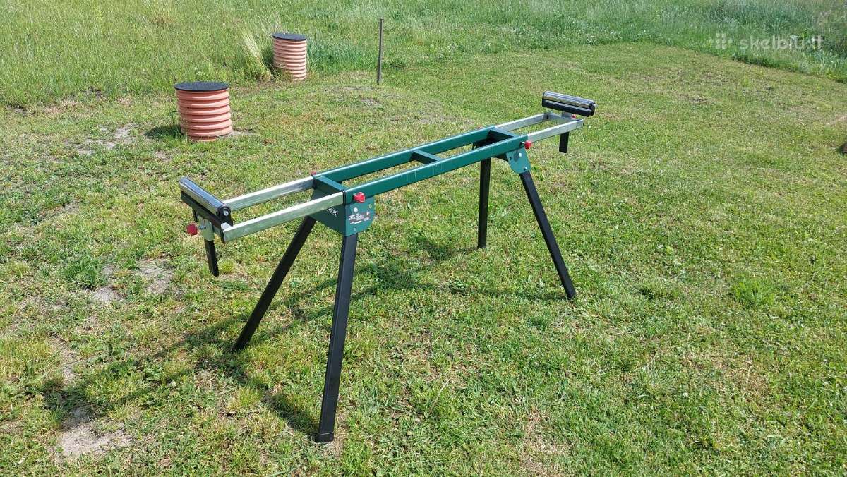 Elektrinės skersinio pjovimo staklės + stalas - nuotraukos Nr. 5