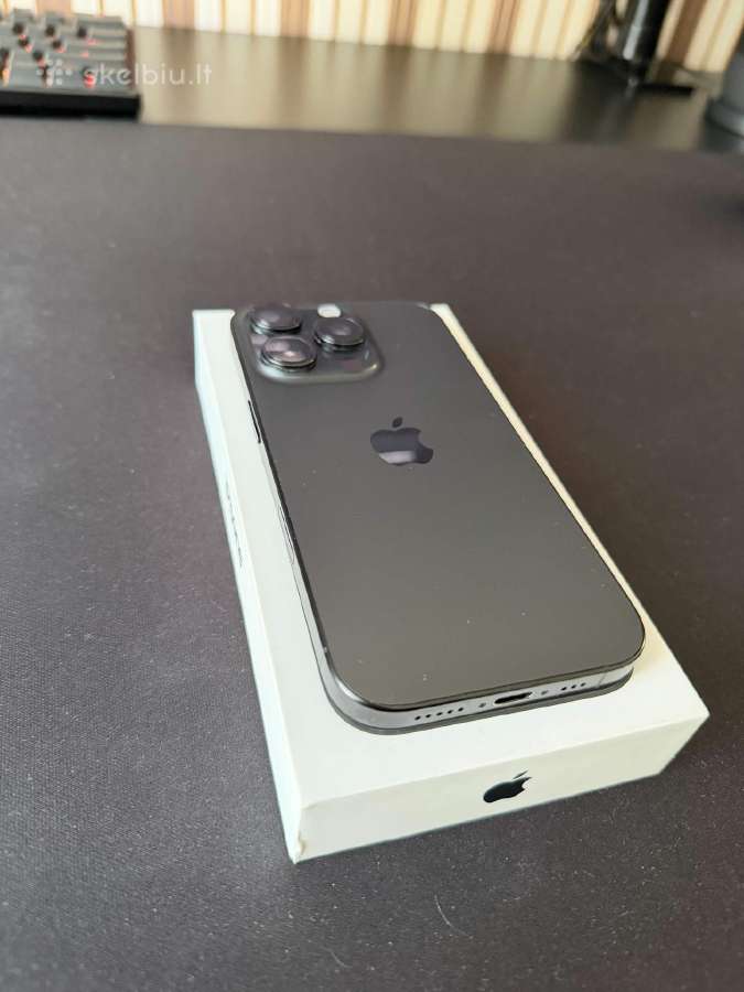 iPhone 16 Pro 256gb Black Titanium - nuotraukos Nr. 3
