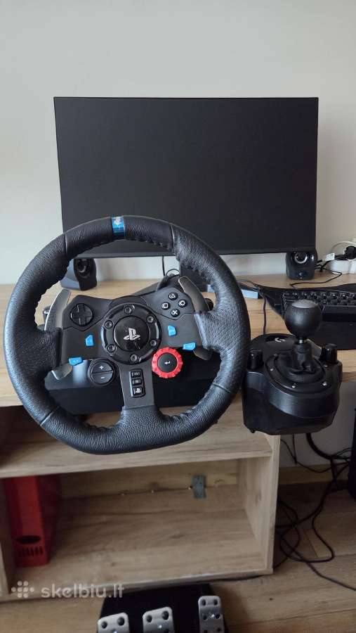 Logitech G29 vairas + Shifteris - nuotraukos Nr. 2