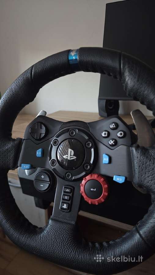 Logitech G29 vairas + Shifteris - nuotraukos Nr. 5