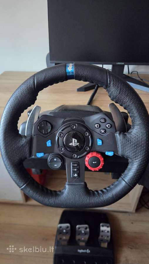 Logitech G29 vairas + Shifteris - nuotraukos Nr. 6