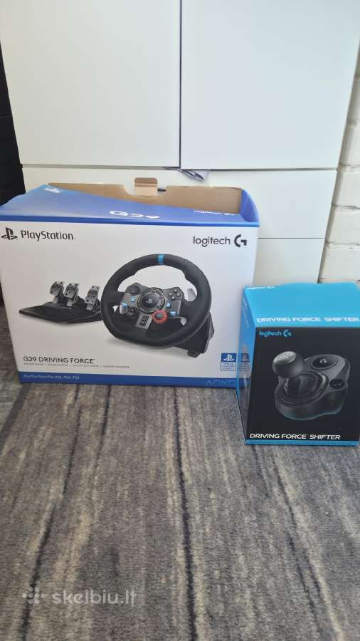 Logitech G29 vairas + Shifteris - nuotraukos Nr. 14