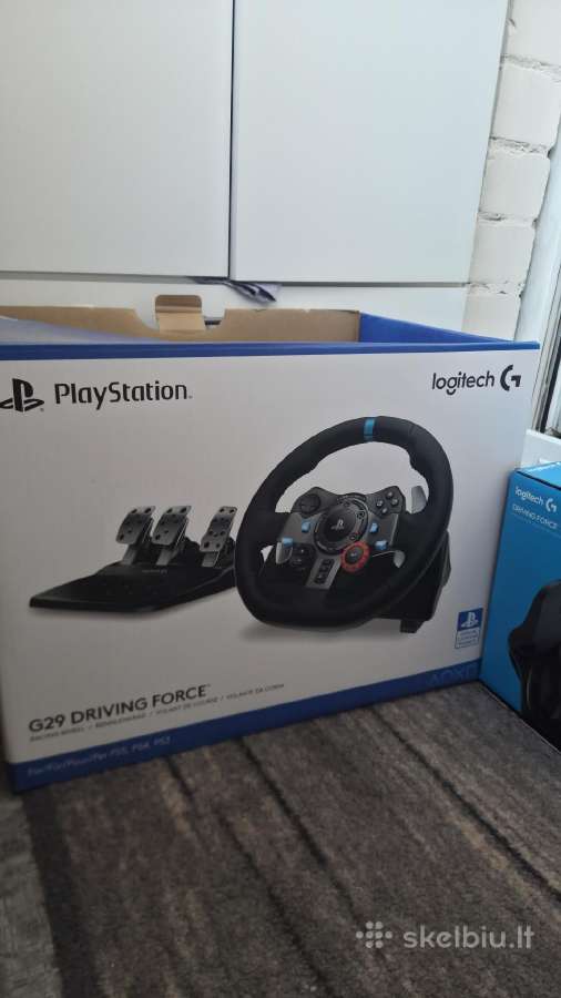 Logitech G29 vairas + Shifteris - nuotraukos Nr. 16