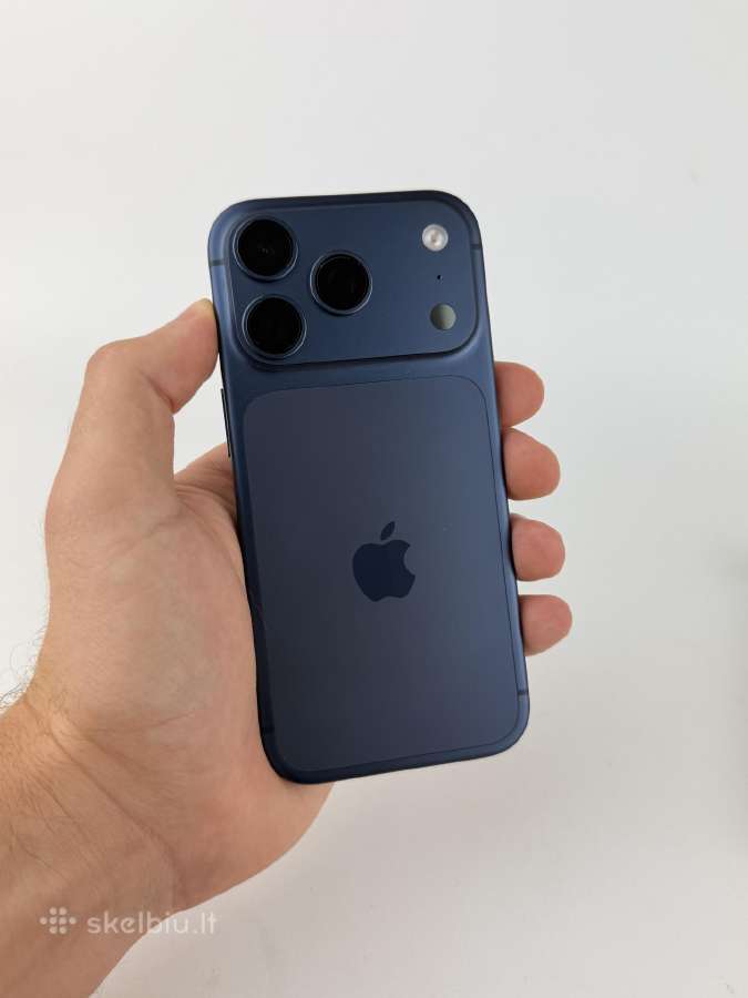iPhone 17 Pro 256 Blue - Kaip Naujas 10/10 - nuotraukos Nr. 2