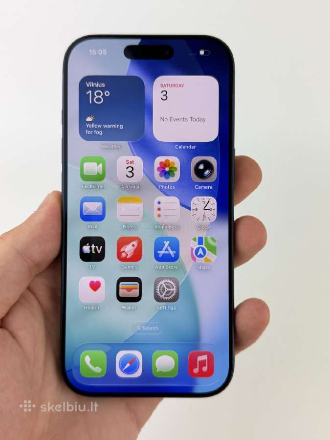 iPhone 17 Pro 256 Blue - Kaip Naujas 10/10 - nuotraukos Nr. 9