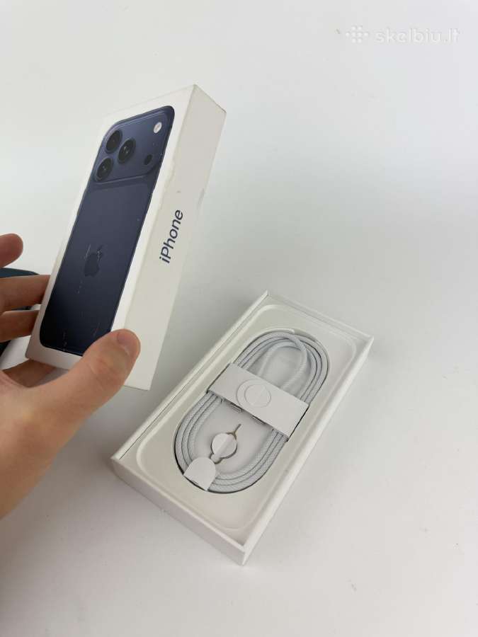 iPhone 17 Pro 256 Blue - Kaip Naujas 10/10 - nuotraukos Nr. 10