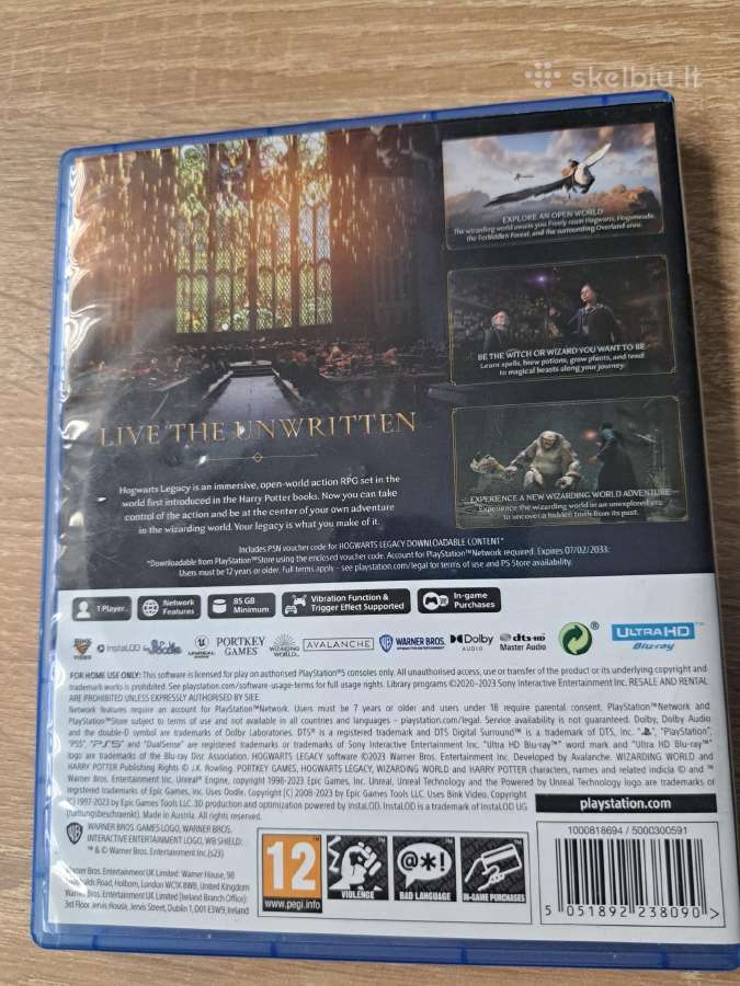Hogwarts Legacy Ps5 - nuotraukos Nr. 2
