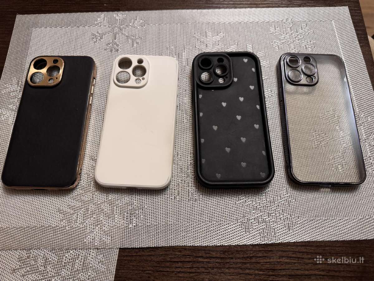 iPhone 14 Pro Max dėklai, 4vnt. - nuotraukos Nr. 2