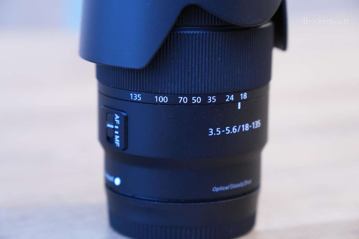 Sony E 18-135mm f/3.5-5.6 Oss objektyvas Sel18135 - nuotraukos Nr. 2