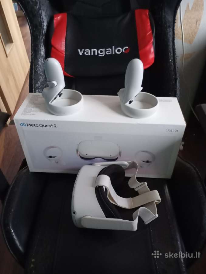 Meta Quest 2 128gb Vr akiniai su originalia deze - nuotraukos Nr. 3