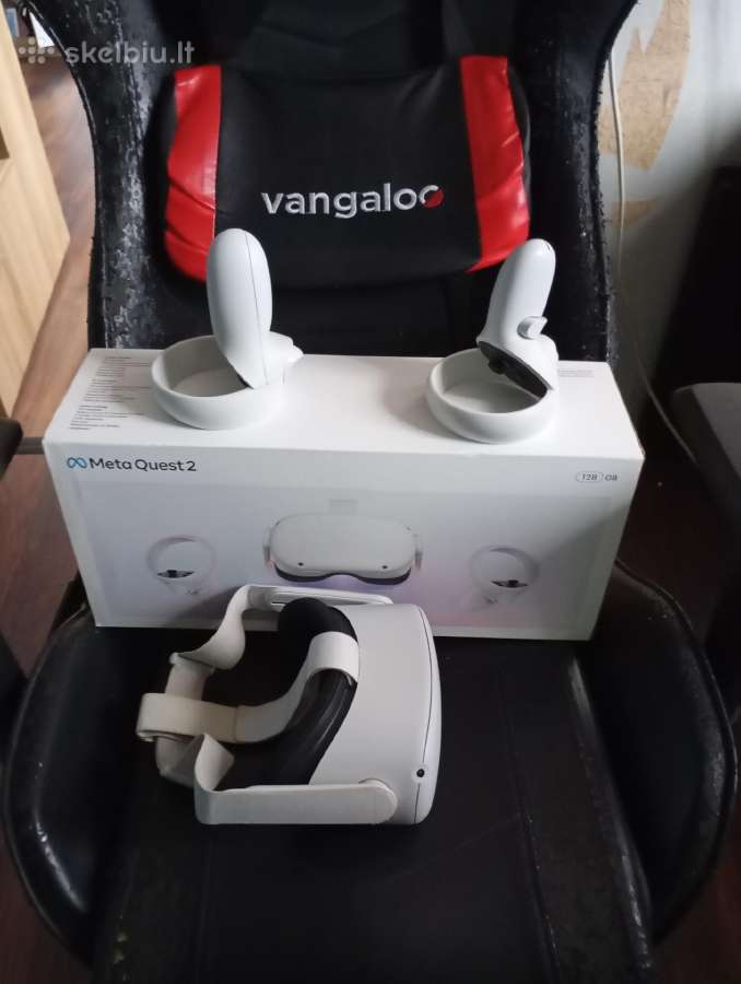 Meta Quest 2 128gb Vr akiniai su originalia deze - nuotraukos Nr. 2
