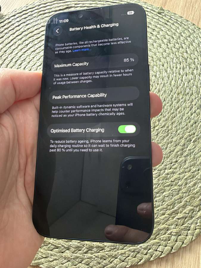 Parduodamas iPhone 14 128 GB Juodas - nuotraukos Nr. 4