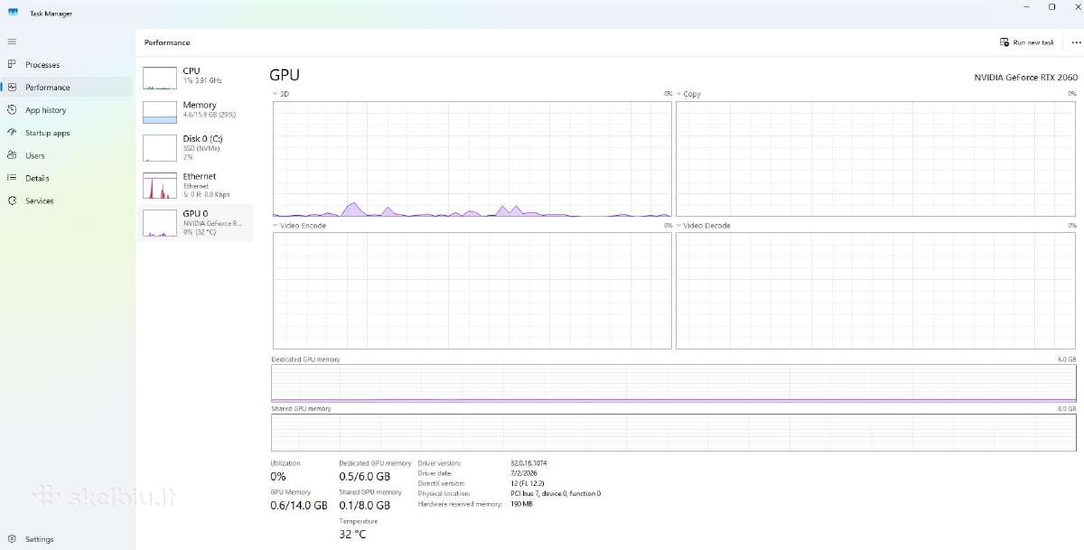 Žaidimų kompiuteris – Ryzen 5 3600 Rtx 2060 6gb - nuotraukos Nr. 8