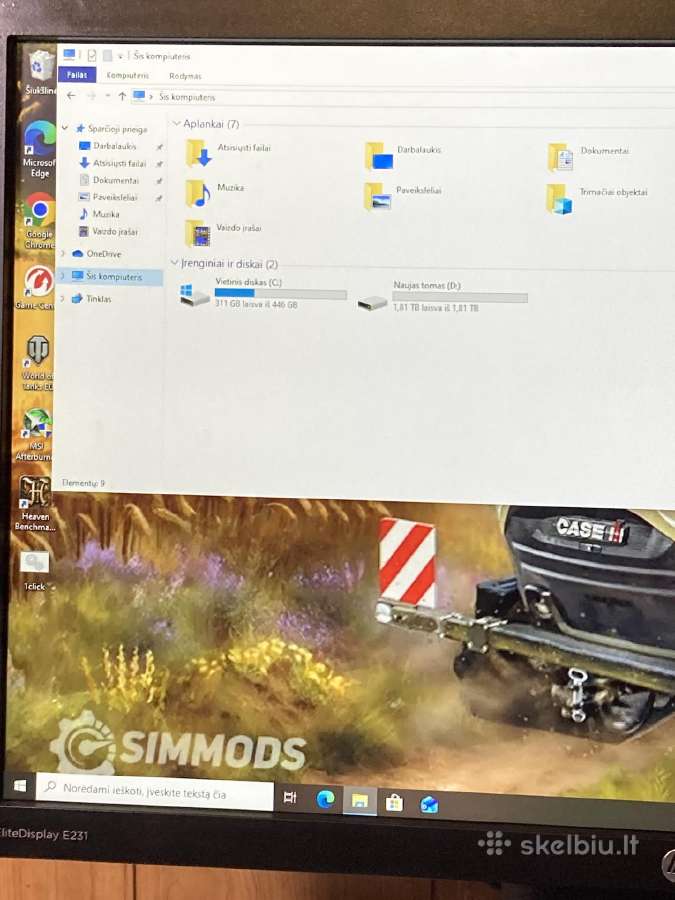 Žaidimų Kompiuterio Pilnas Komplektas Su i7/rx570 - nuotraukos Nr. 6