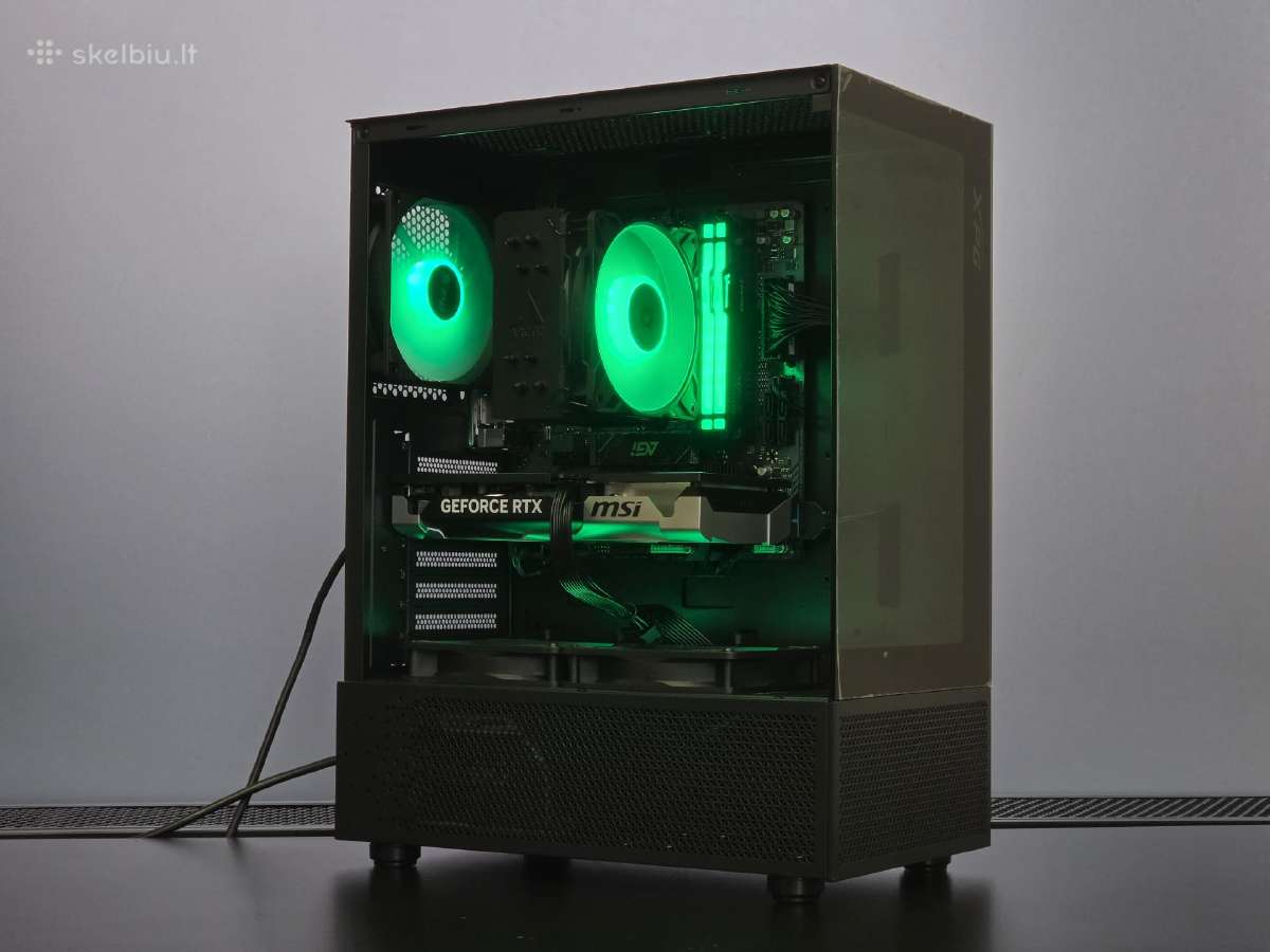 Ryzen 5 7600 su Rtx 5060 Ti, 1tb, 16gb kompiuteris - nuotraukos Nr. 2