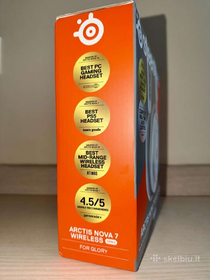 Naujos Steelseries Arctis Nova 7 Wireless Gen2 - nuotraukos Nr. 4
