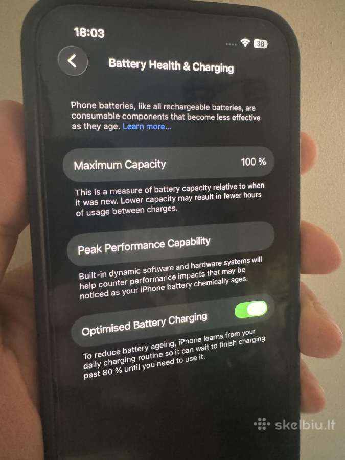 iPhone 13 Pro, 128gb, 100% baterija - nuotraukos Nr. 7