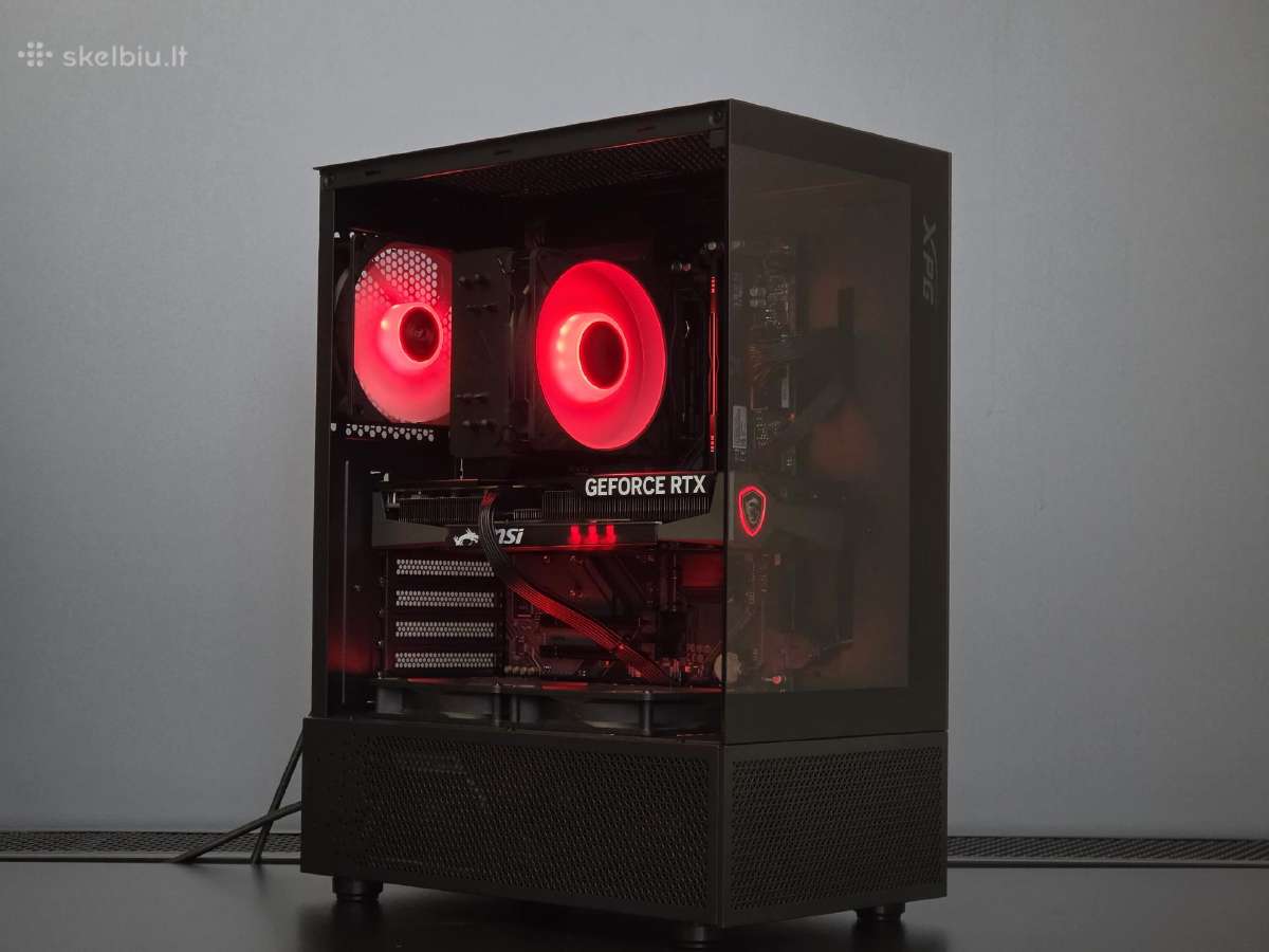 Ryzen 7 7800x3d kompiuteris su Rtx 5060 Ti, 16gb - nuotraukos Nr. 2