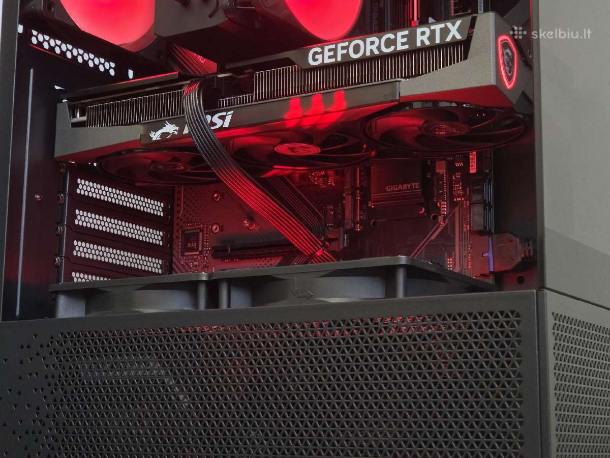 Ryzen 7 7800x3d kompiuteris su Rtx 5060 Ti, 16gb - nuotraukos Nr. 3