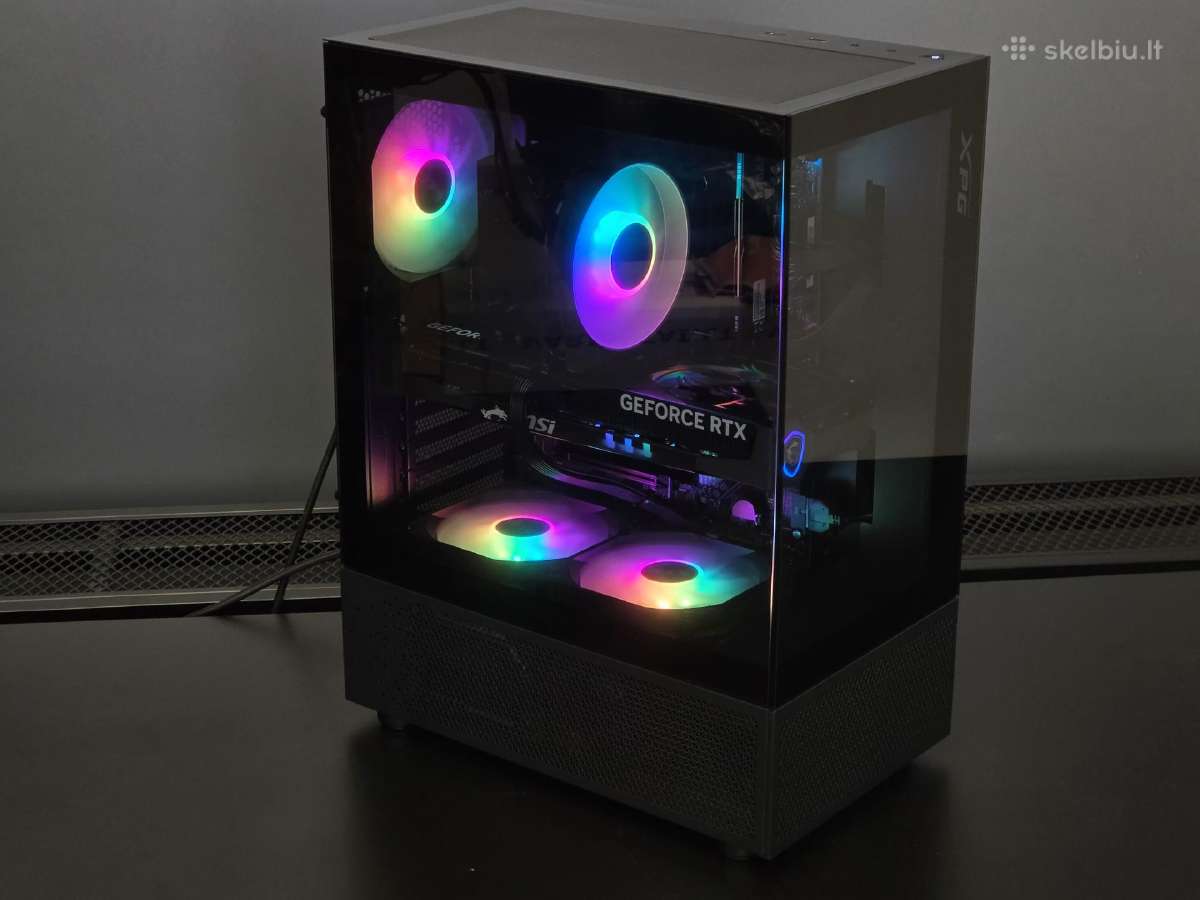Ryzen 7 7800x3d kompiuteris su Rtx 5060 Ti, 16gb - nuotraukos Nr. 9