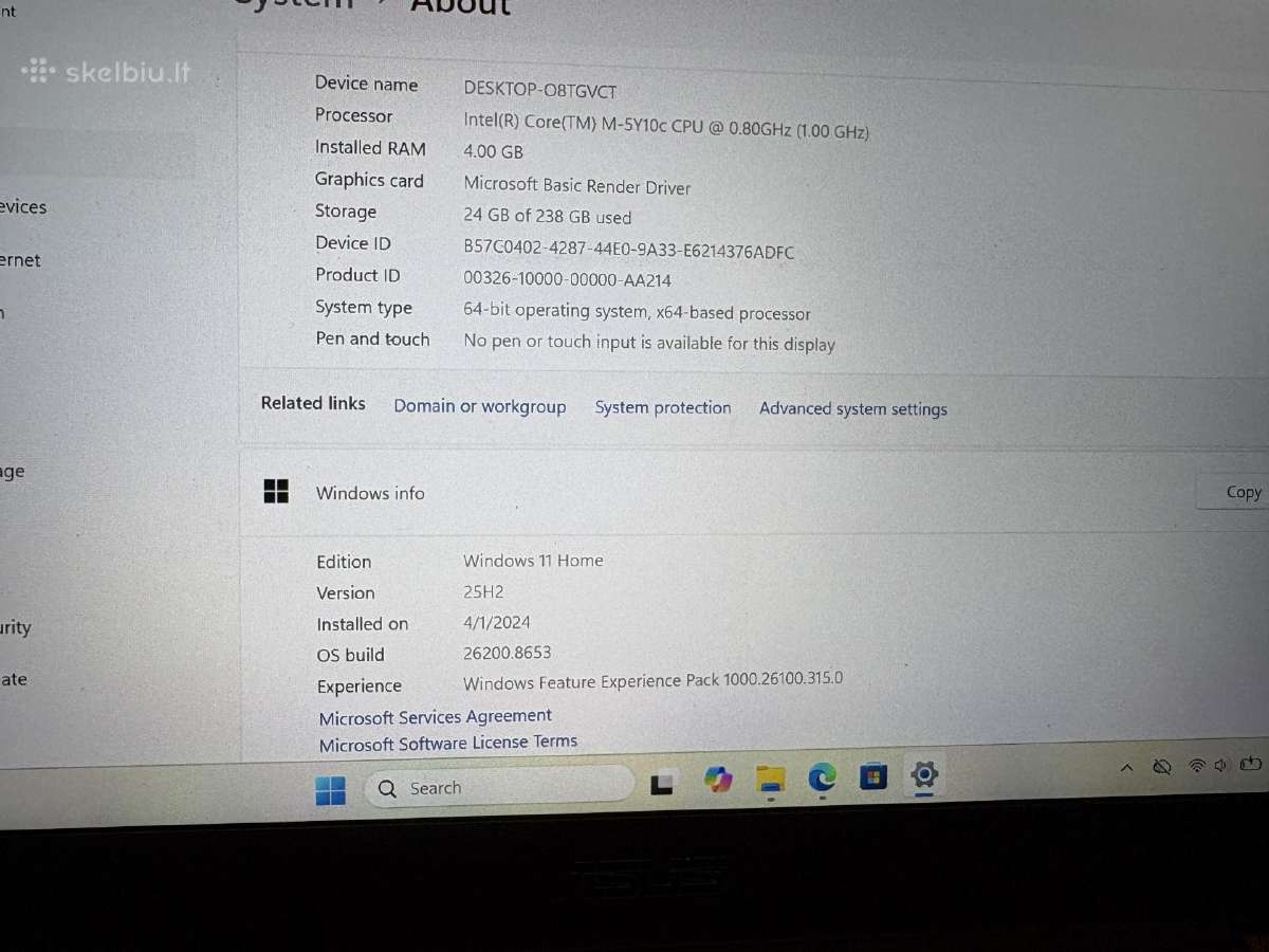 Asus Ux305 - nuotraukos Nr. 4