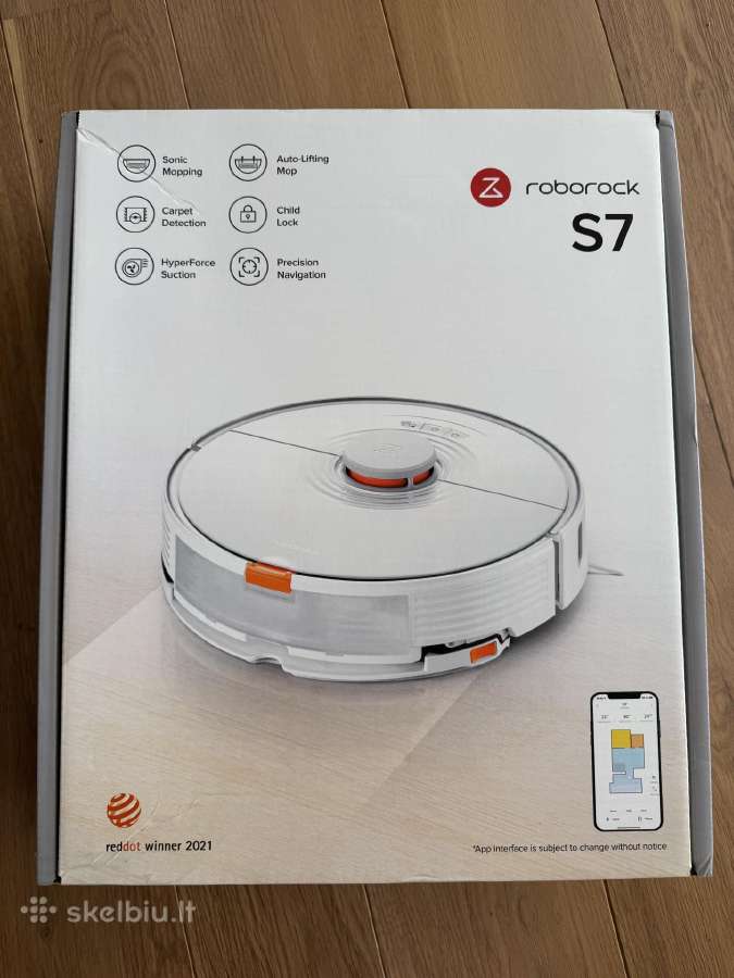 Siurblys robotas Xiaomi Roborock S7 su garantija - nuotraukos Nr. 9