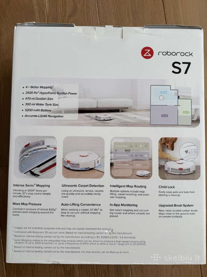 Siurblys robotas Xiaomi Roborock S7 su garantija - nuotraukos Nr. 10