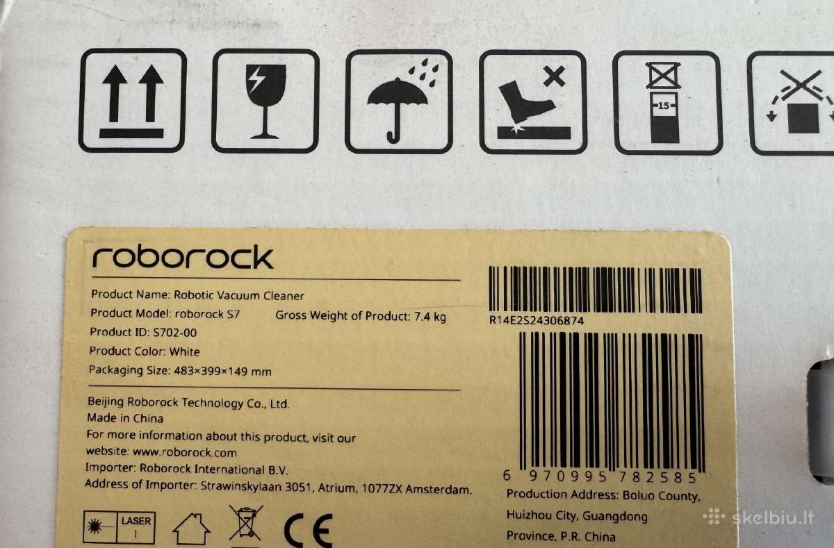 Siurblys robotas Xiaomi Roborock S7 su garantija - nuotraukos Nr. 13