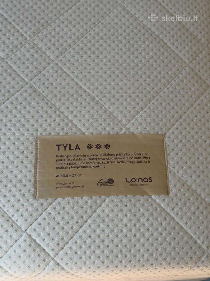 Parduodama lova 160x200 su Lono čiužiniu - nuotraukos Nr. 2