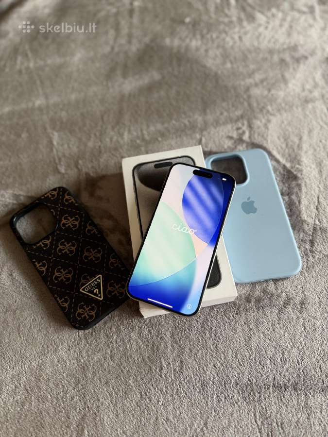 Parduodu iPhone 15 Pro, 256 GB, White Titanium - nuotraukos Nr. 9