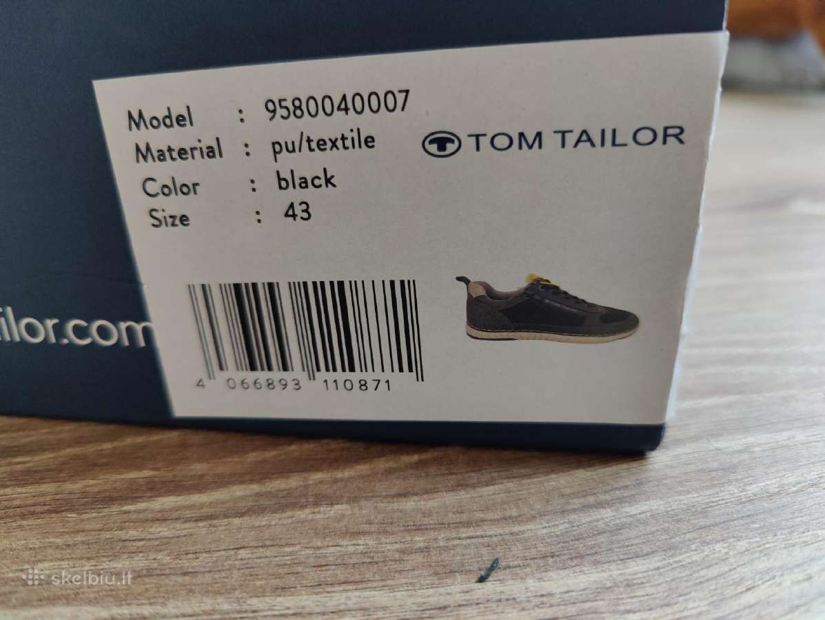 Nauji vyriški laisvalaikio bateliai Tom Tailor - nuotraukos Nr. 7