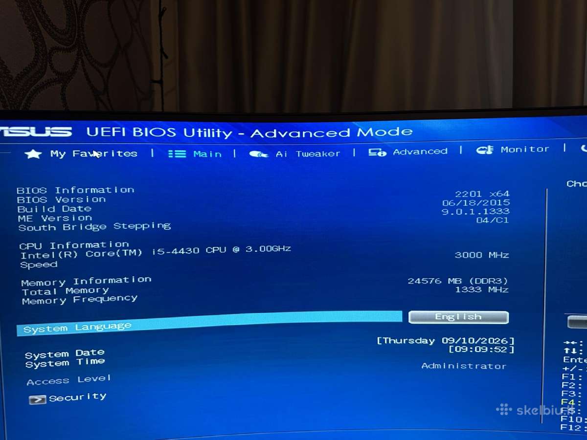 Asus H81m-k + i5 4430 - nuotraukos Nr. 4