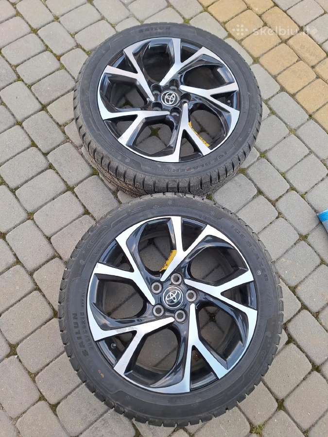 Originalūs Toyota Chr R- 18 ratlankiai, tvarkingi - nuotraukos Nr. 2