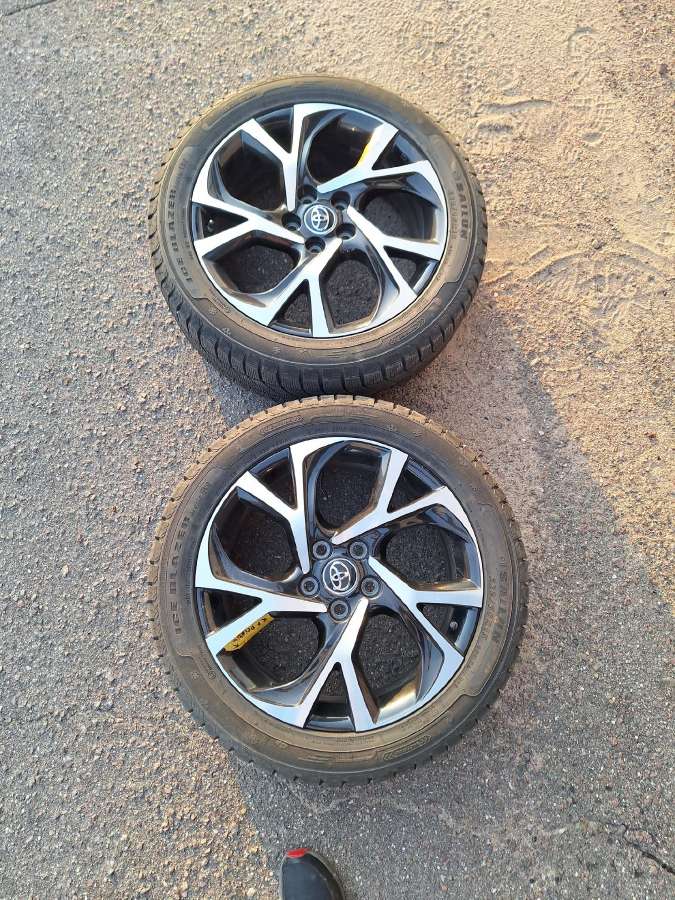 Originalūs Toyota Chr R- 18 ratlankiai, tvarkingi - nuotraukos Nr. 8