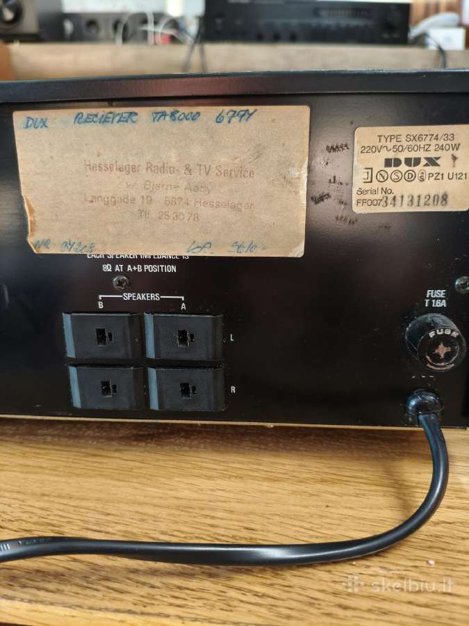 Dux Ta 8000 resiveris - nuotraukos Nr. 3