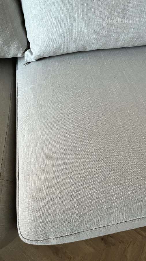 Šviesiai pilka sofa - nuotraukos Nr. 5